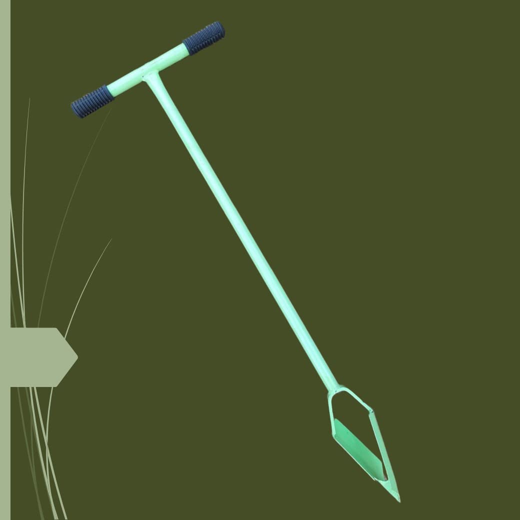 MAXAGRO Post Hole Hand Auger V Shape | Digging Tools for Soil | Agriculture Tools for Farming Making Round Holes |Planting Trees Gardening Tool | Auger Machine | 3.5 Inch Round Hole