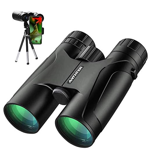 12X50 Powerful Binoculars, High Power HD Binocular for Adults with Smartphone Holder & Tripod, Waterproof Binoculars with Durable and Clear FMC BAK4 Prism Binoculars for Bird Watching, Camping, Hiking