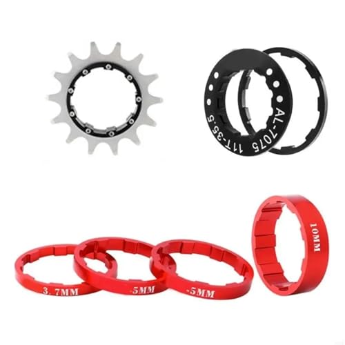 KNZVUUY K8GE Mountain Bike Ruota Libera Volano Singola velocità Biciclette in Acciaio Cassette Pignoni Ruote Libere Cassette e pignoni Ruota Libera(14T)