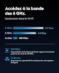 Cudy Tri-Band WiFi 7 BE11000 Router, 6-Stream 10 Gbps, 4 × 2.5G Ports, Up to 11000Mbps, VPN Server and Client, Cudy APP and Mesh, 6 × High-gain Antennas, WR11000