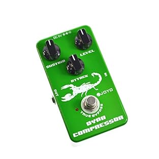 Even use it as a solo boost at the very end of your chain by setting the Sustain & Attack controls to taste and then setting the Level control so it's louder when it's turned on. Excellent tone electric guitar effect pedal with true bypass provide tr...