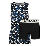Vingino Jungen B-244 Starz Underwear Set, Deep Black, 14 Jahre EU