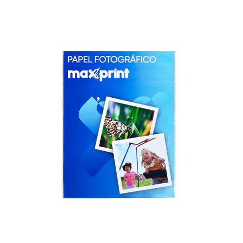 Papel Fotográfico Glossy Maxprint A4 135gsm - 50 Folhas