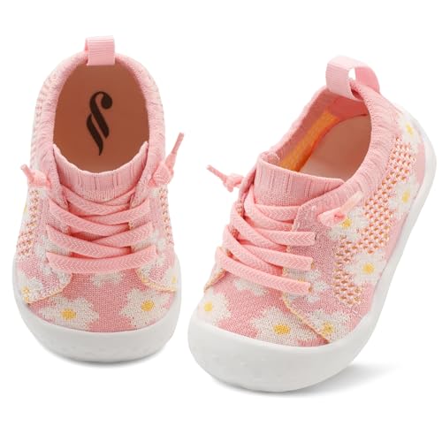 JIASUQI Baby Shoes for Toddler Boys Girls Sneakers Slip on Walking Shoes for Babies