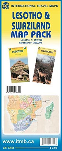 Map Pack - Lesotho & Swaziland by ITMB Publishing Ltd. (2014-09-29)