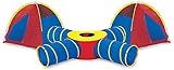 Pacific Play Tents Kids Tunnels of Fun Super Set - 2 Dome Tents, 4 Tunnels, and Tunnel Junction