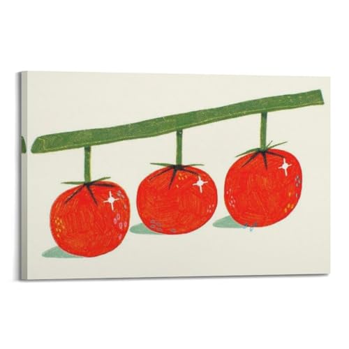 Affiche moderne art mural bouquet de tomates pour un interieur inspirant