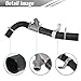 Radiator Coolant Hose Upper Radiator Inlet Pipe Aluminum Y Hose 626-323 Compatible with Ram 2500 3500 4500 5500 2013-2014 For Ram 4000 2013 For Dodge For Ram 4000 (6.7L L6)
