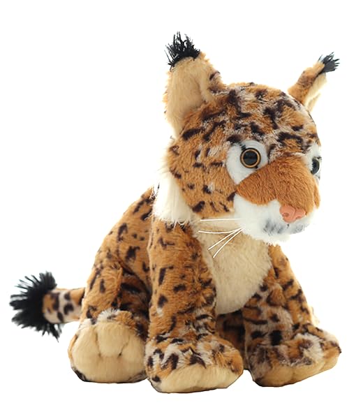 Bob The Big Cat 8″ Plush Stuffed Animal Soft Toy for Kids Boys Girls Birthday Gift Cute Realistic Wild Cat Plushie Small Collectible