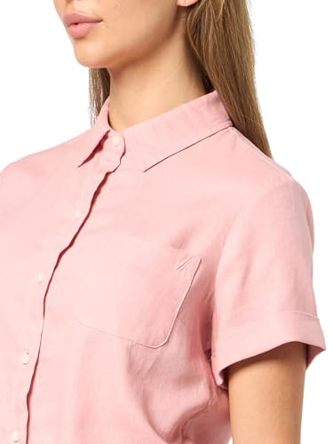 Image of Nautica Women's Button Front Short Sleeve Camp Shirt