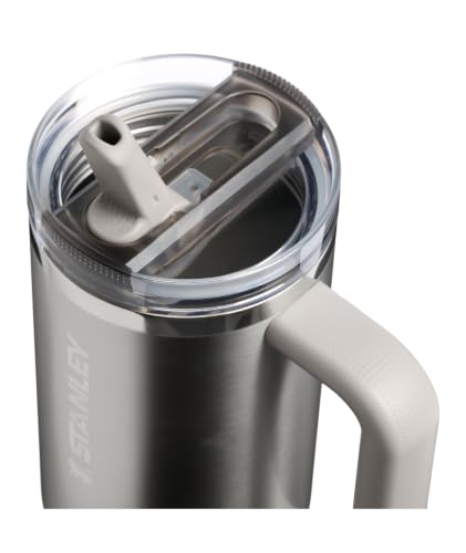 Image of STANLEY Quencher ProTour Flip Straw Tumbler with Leakproof Lid 30 oz | Built-in Straw and Handle | Cup Holder Compatible for Travel | insulated Stainless Steel Cup | BPA-Free | Stainless Steel Ash
