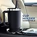 Frost Buddy Thicc Buddy - 40 oz Stainless Steel Vacuum Insulated Tumbler with Lid and Straw for Water - Travel Mug Cupholder Friendly - Gifts for Women Men Him Her (Black Leopard)