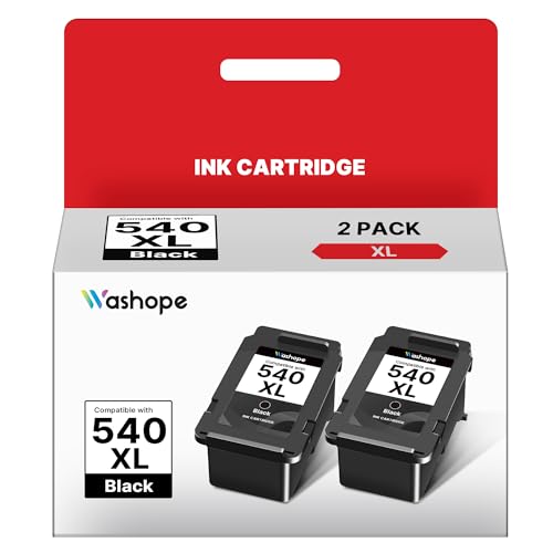 Cartouche 540 XL Noir Washope pour imprimer les devoirs des enfants et dossiers à la maison