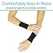Vive Wrist Compression Sleeves for Women & Men (Pair) - Elastic Support Wristband for Pain Relief & Circulation - Wrist Support for Carpal Tunnel, Arthritis, Tendonitis - Great for Sports Injury