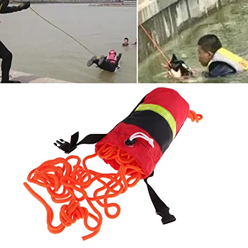 Aosekaa de Bolsa de Caiaque/Corda de Natação com, Saco preto vermelho com corda não reflexiva de 16