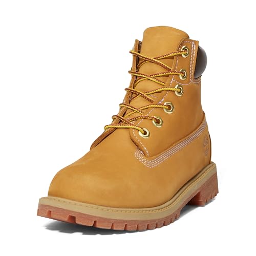 Timberland Toddler Premium 6 Inch Lace Up Waterproof Boot, Wheat-NEW 2024, 11 Medium