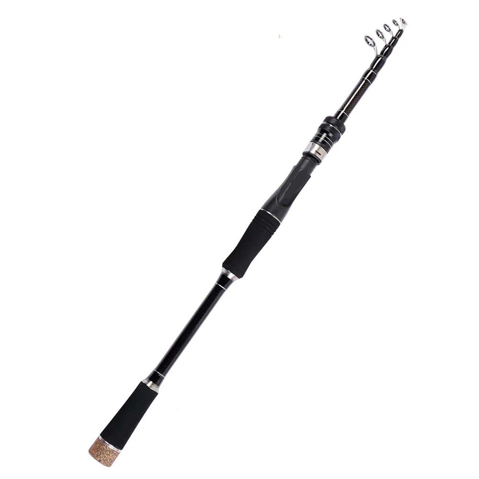 Canna da pesca Asta con esca telescopica in carbonio 1.8M -3.0M Attrezzatura professionale da pesca
