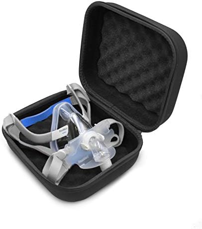 Casematix CPAP Face Mask Storage Case Compatible with ResMed Airtouch F20, Airfit Full Face and More Sleep Apnea Accessories, Blocks Dirt and Dust - CASE ONLY