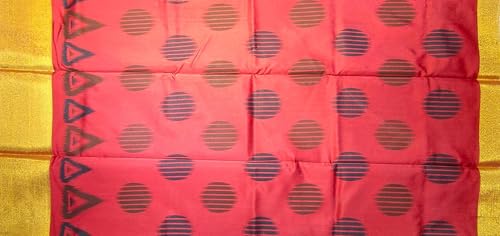 Image of VFCollections - POchampally Kalamkari Pattu Cotton SIlk Saree with Blouse Piece For Women