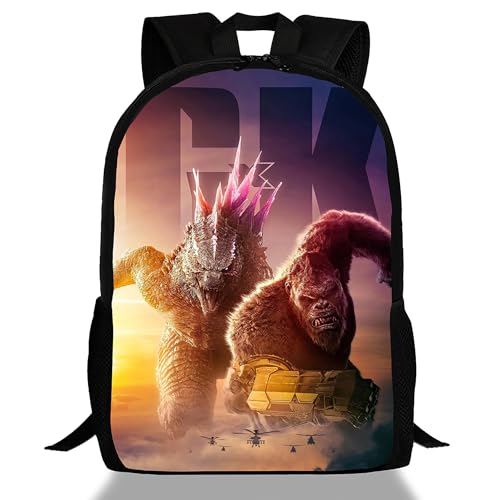 Justice Monster Movie Backpack Cartoon Backpacks 3D Printing Laptop Bag Lightweight Casual Daypack Travel Style1