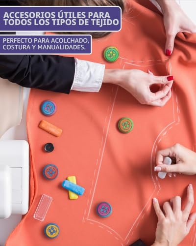 Miniatura 6 de The Quilted Bear Pesas Con Patrón: Múltiples Diseños De Pesas Artesanales Resistentes A Los Arañazos, Pesas De Patrón Para Coser, Cortar Patrones O Sastrería Rosalind Solomon - Máquinas De Coser
