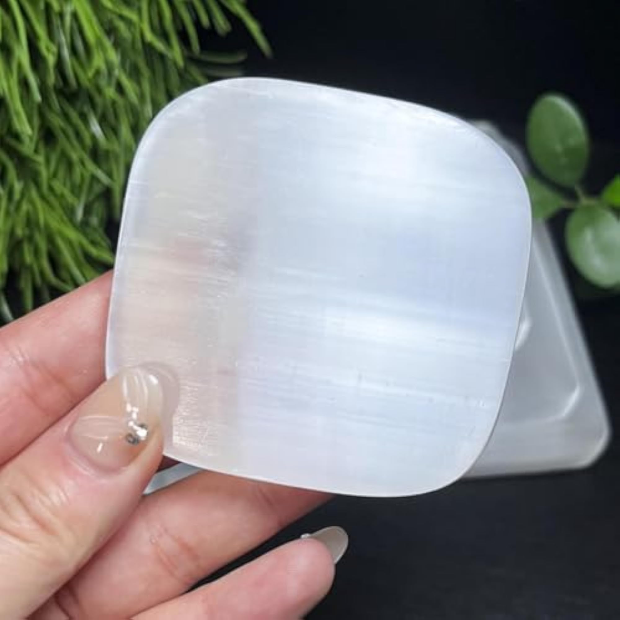 Translucent Gypsum Coaster Set for Minimalist Decor