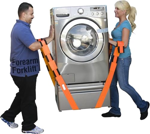 Image of 2-Person Moving Straps System - Heavy Duty Furniture Lifting Shoulder Straps for Mattress, Appliances & 500lbs Objects - Back Saver Tool for Pain-Free Moving