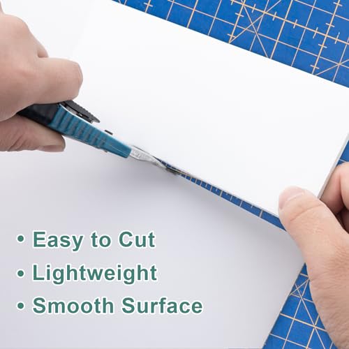 Somime 11x14 White Foam Board, 10 Pack Acid-Free Foam Core Poster Board, 3/16 Inch Thick Double-Sided Backing Board for Mounting, Crafts, Presentation, Display, and DIY Projects