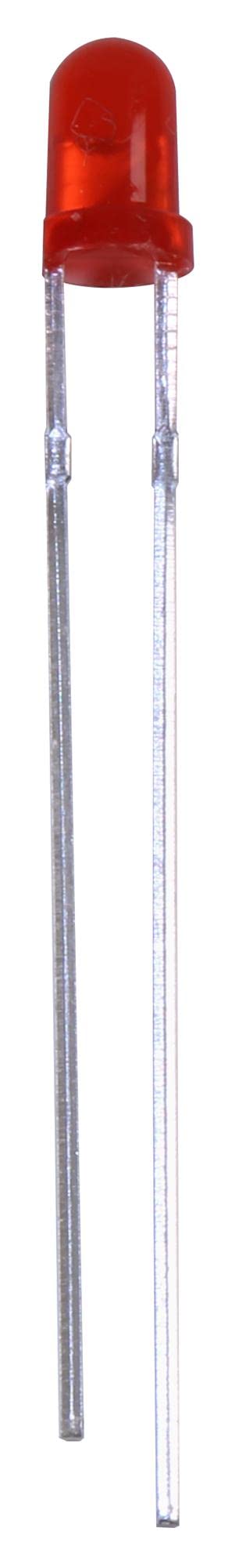 Lot de 100 LED opto-électronique 3 mm Rouge