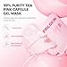 APRILSKIN TXA Pink Capsule Gel Mask | Overnight Face Mask for Glass Glow Skin I 99% High-Purity Tranexamic Acid 3 for uneven skin tone I Elasticity, Hydrating and Firming I Korean Skincare I 30g x 4ea