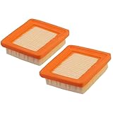 DUANXY 2Pcs Air Filter Replace for Stihl FS120 FS200 FS250 FS350 FS400 String Trimmer Brush Cutter