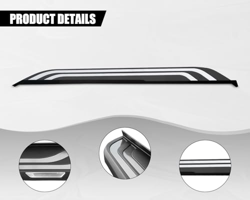 Estribos para Toyota RAV4 2019-2024, 2 piezas negro y plata miniatura 3
