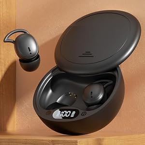 Sleep Earbuds Bluetooth 5 4 in Ear Light-Weight Headphones Mini Sleep Headphones Small Design for Side Sleepers 60H