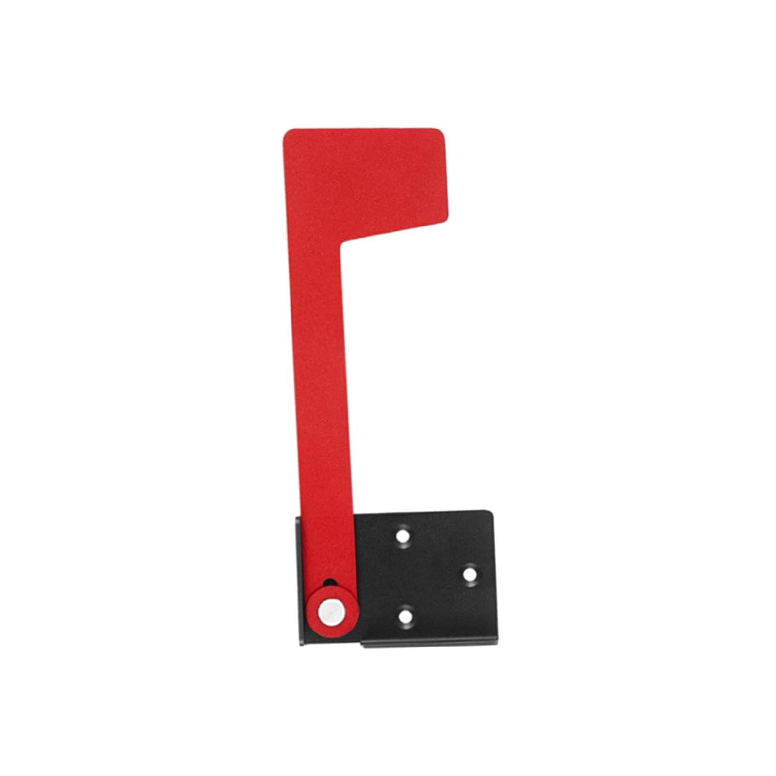 Drapeau de boîte aux lettres Harilla en métal rouge et support de fixation universel