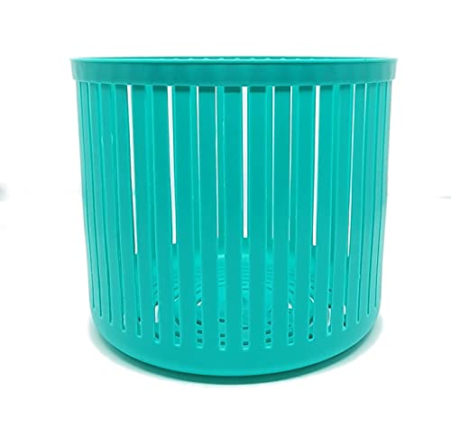 Secador De Saladas E Verduras Manual Com Dosador - 2500 Ml (Azul)