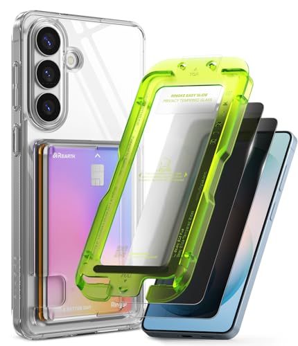 Coque Fusion Card Samsung S26 Ringke transparente antichoc avec verre