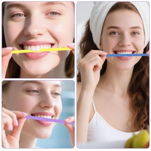 Ruvan 3 Bände Zahn Schleifpapier, Zahn Polierstreifen, Zur Reinigung Der Zahnzwischenräume, 20μm+30μm+50μm Grit Size Zahnreinigung Zwischenräume Set, Leicht Und Tragbar, Für Ihre Mundgesundheit Schutz