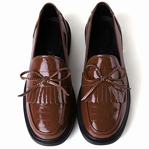 Image of VOCNTVY Loafers for Women Slip On Comfort Business Work Shoes