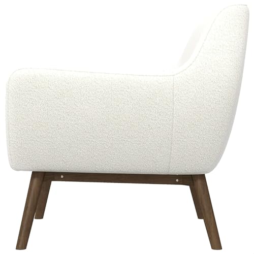 Sillón Comodo Plegable Blanco y Marrón miniatura 7