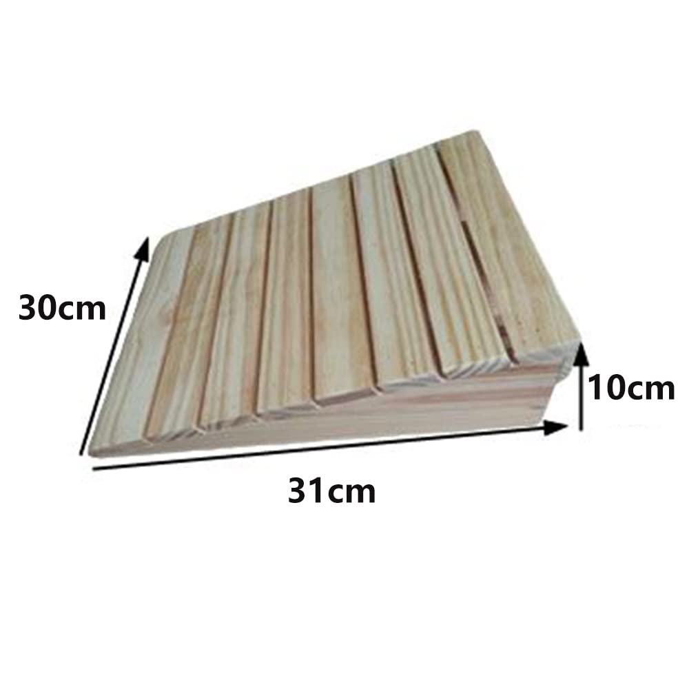 Rampa De Acceso De Madera Rampas De Bordillo Altura De Elevación 7-15cm Rampas Para Silla De Ruedas Duradera Y Resistente Rampa Coche Para Sillas Ruedas Motocicletas Bicicletas Automóviles(31x3