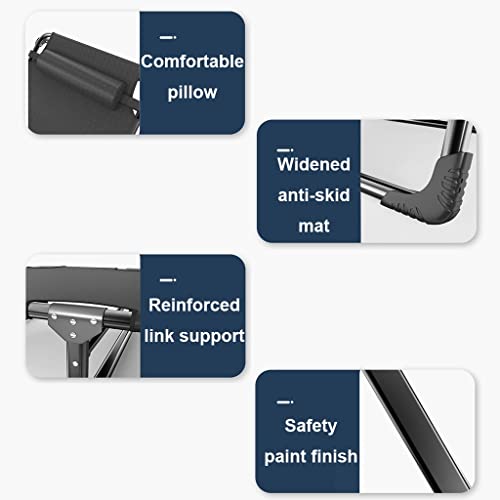 Cuna plegable compacta para acampar con colchón, tumbona reclinable de 4 posiciones para dormir al aire libre, viajes y uso en el jardín, cama ligera y ajustable
