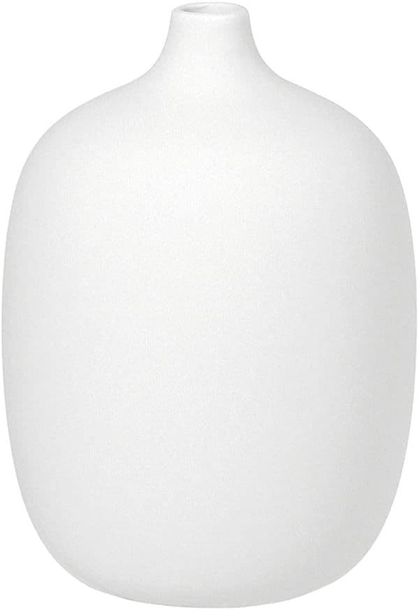 blomus CEOLA Vase Ceramic 5.5 X 7.5 - White
