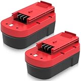 2Pack 4.5Ah HPB18 Ni-Mh Replacement Battery for Black and Decker 18V Battery HPB18 HPB18-OPE Compatible with Black Decker Battery 18 Volt Tools A1718 FS18FL Firestorm Cordless Power Tool (2Pack-1)