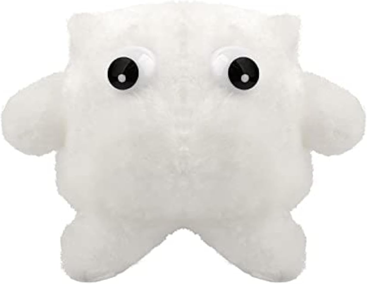 GIANT MICROBES White Blood Cell Plush - Educational Get Well Gift, Learn How these Heroic Cells keep you Healthy, Includes Info Card, Health, Immune System, Medical, Biology gift and Learning Tool