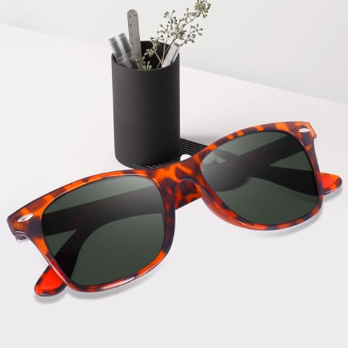 Image of Dervin UV 400 and Polarized Square Sunglasses Shades for Men & Women
