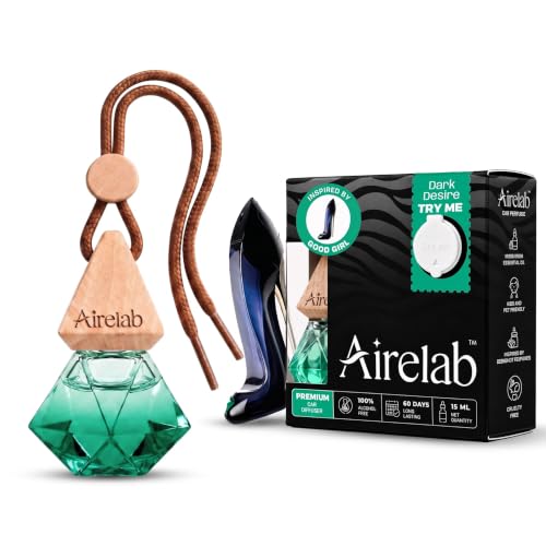 Image of Car Air Freshener | 15ml Refillable Perfume Oil with Wooden Diffuser Hanging Pod | Fragrance Inspired by Good Girl | Long Lasting Car Perfume | 60+ Days