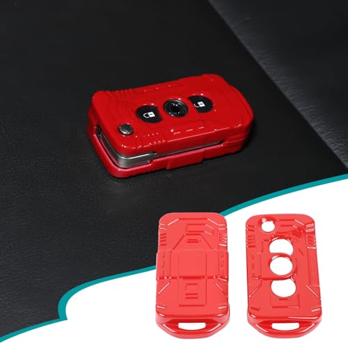Coque de clé Ineos Grenadier protection complète antichoc ABS rouge