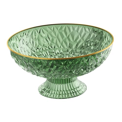 Elegant Fruit Bowl Set for Kitchen Organization and Storage, Green