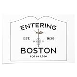 Lantern Press 24x36 Inch Giclee Print, Boston, Massachusetts, Entering Boston, Weather Vane