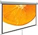 VIVO 119" Projector Screen 84" X 84" 1:1 Mountable Projection HD Manual Pull Down Home Theater (PS-M-084)
